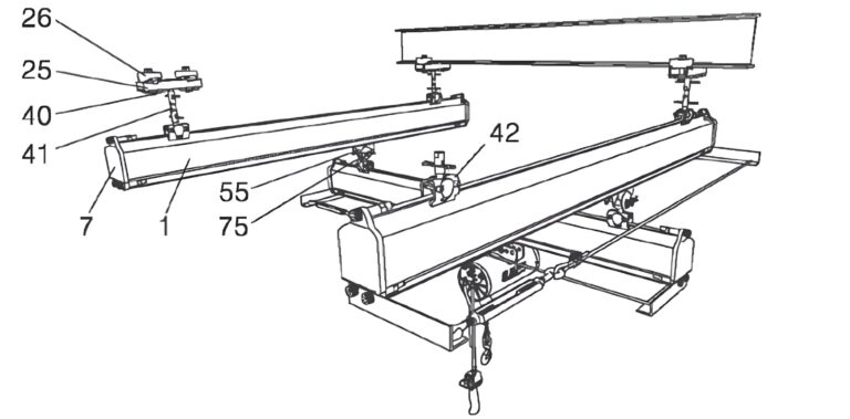 Single girder Suspension crane